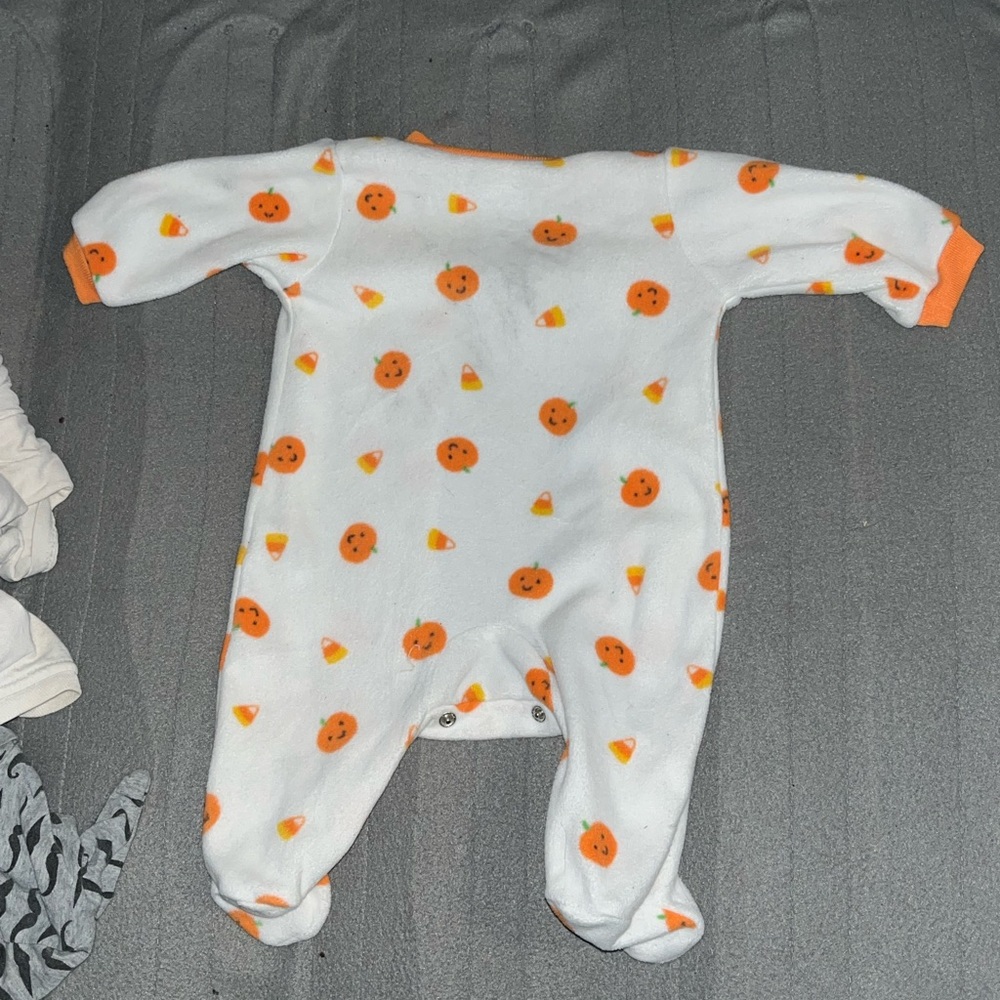 New Born Pumpkin Onesie
